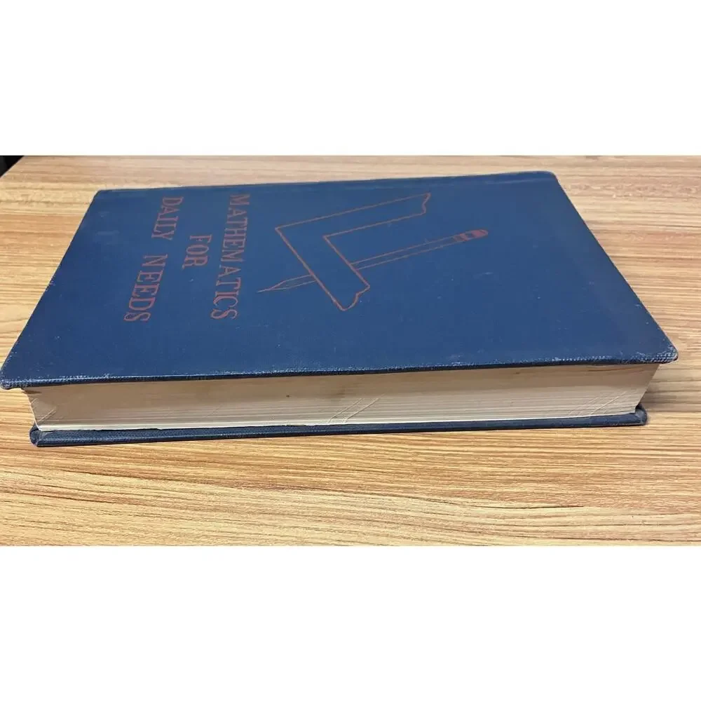 Mathematics for Daily Needs Vintage School Textbook 1950s Mid-Century Math‎ Book